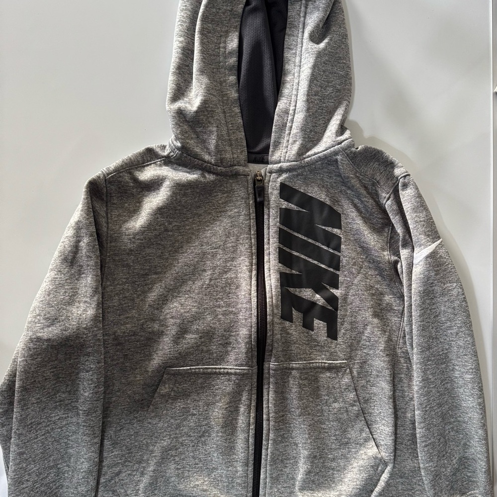 Nike Kids Heather Gray Hoodie